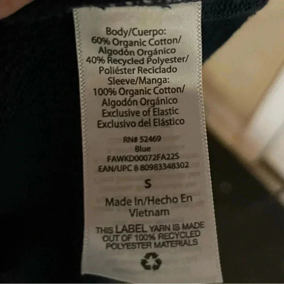 Free Assembly Smocked Navy Mini Dress with Square Shoulders Size S - Picture 8 of 10